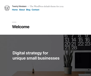 WordPress 公式テーマ「Twenty Nineteen」