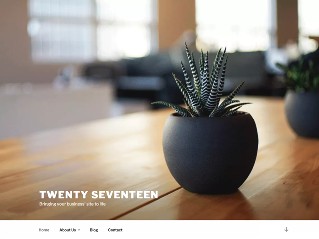 標準テーマ「Twenty Seventeen」 標準テーマ「Twenty Seventeen」